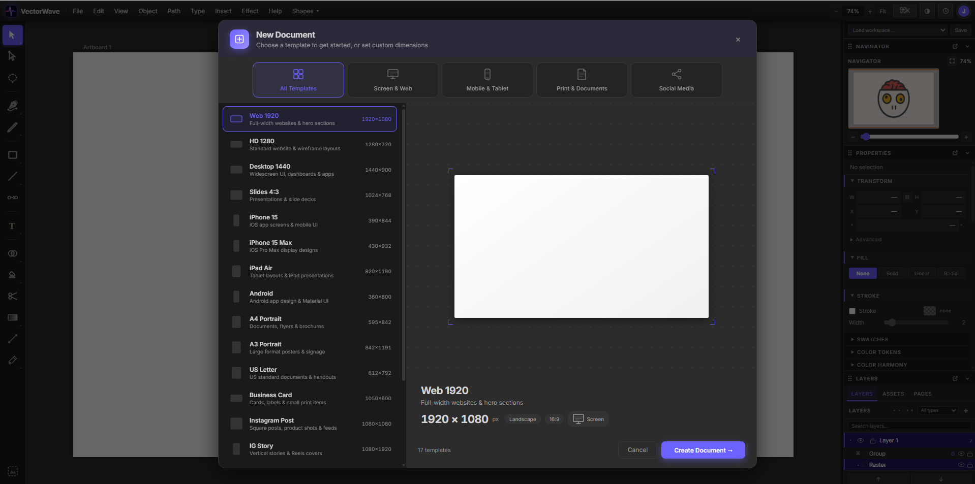 VectorWave interface